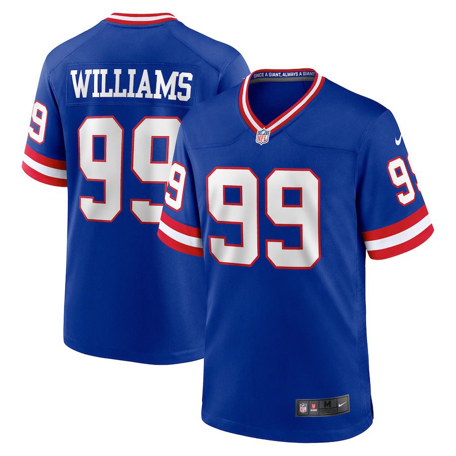 Men New York Giants 99 Leonard Williams Nike Royal Classic Player Game NFL Jersey